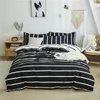 Sängkläder sätter nordiskt enkelt Set vuxen ner quiltplåt Dubbel Big Bed Cover Däcke King Size Pudowcase SOFA THATEL