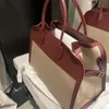 Cowhide Tote Canvas The Row Bag Womens Premium 2024 Ny högkapacitet Margaux handväska