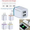 Chargeur mural adaptatif rapide 5V 2A, adaptateur d'alimentation USB pour iPhone 7 8 plus samsung xiaomi lg, prise de téléphone portable intelligent