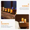 Decorazioni per presepe Votivi finti Luce Matrimonio LED Tealight Tea Lights Candele elettriche per finestre Elettroniche