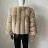 Women's Down Parkas Beiziru Real Fur Coat Vneck Winter Woman Shipterve Natural Warm Fashion Luxury Girls 231118