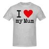 Męskie koszule kocham moją mamę Muttertag liebe mama geschenk T-shirt harajuku streetwear bawełna grafika tshirt marki TEE TOPS