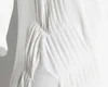 Casual Dresses Crimp Dress 2023 Summer France Niche Designer Tri-dimensionell Fold Thin Seven Part Sleeve Length Kirt Woman H190517