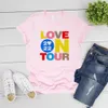 Womens TShirt Love on our Unisex Shirt HS LO Merch for Fans Women Graphic Shirts Short Sleeve Streetwear shirt Casual op ee 230419