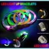 Feest gunst led verlichte gunsten gloed in de donkere verjaardagsvoorraden voor kid apt Halloween flash ringen bril armbanden vezel optiek dhbzh