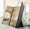 TriFold Makeup Mirror with LED Light Portable Travel Compact Pocket LED Makeup Mirror Travel Fold Cosmetic Mirror4575259