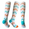 5 PC-Socken Strumpfwaren Drucksocken entlasten Wadenmuskeln Laufen Springseil Reiten Marathon Sport Männer Frauen Kompressionssocken Krankenschwester Strümpfe Z0419