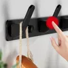 Hooks Helpful Robe Hook Wall-mounted Rustproof Clothes Storage Hanger Wall Rack Round Corners Coat Household Supplies