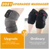 Leg Massagers Electric Heating Knee Shoulder Elbow Support Brace Belt 3 Gear Vibration Compress Joint Massage Pads Relieve Arthritis Pain 230419