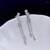 Brincos de garanhão estesanita brilhante para mulheres 925 Gem certificada por prata esterlina melhor do que o presente de festa de diamante