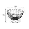 Plates Modern Metal Wire Fruit Basket European Style For Countertop Wedding Bread Bowl Holder Storage Stand