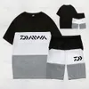 Herren Trainingsanzüge Sommer Herren Quik Letter Printed TShirt Shorts Set Causal Sport Stripe Trainingsanzug Outfit Surfen Männlich Cool Kurzarm Kleidung 230419