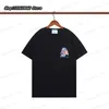 남자 티셔츠 카사 블랑카 2023 새로운 헤드 알파벳 프린트 스트리트 트렌드 티셔츠 여름 캐주얼 패션 편안한 탑 티셔츠 T230419