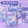 Kawaii cahier boîte ensemble bloc-notes papeterie mignon violet rose Journal Budget livre Journal Agenda planificateur cadeau fournitures scolaires