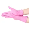 Gants jetables en latex Mitaines synthétiques en nitrile Prix compétitif Économique Flexible Sans poudre Non stérile Rose