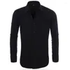 Herrenhemden 2023 Streifen für Herrenbekleidung Oberteile Camisa Masculina Blusas Ropa Camisas De Hombre Chemise Homme Blusen Langarm-T-Shirts