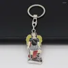 Keychains email kleurrijke Onze -Lieve -Vrouw van Guadalupe Keyring Katholieke engel Maagd Maria Hanger Keychain Ornament Blessing Doop sieraden