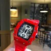 운동 시계 Richardmille Top Lithe Wristwatch Formula One Racing New Watch 3plq7k