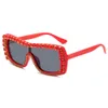 Фабричные новые модные женские наклейки с бриллиантами в стиле хип-хоп, персонализированные трендовые солнцезащитные очки