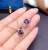 Cluster Rings 925 Silver Ring Set Alexandrite For Women Pendant Wedding Luxury Jewelry Cocktail Party