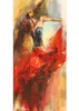 Flamenco dansare målningar dansar i skönhet spansk konst handmålad kvinna oljemålning3796979