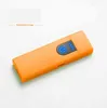 Oplaadbare elektronische sigaret USB vlamloze sigaaraanrakingsaansteker met geschenkdoos 10 kleuren Kies Roken Inductieve aanstekers Gereedschapsaccessoires