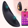 Sex Toy Massager Portable Panty Vibrator Invisible Vibrating Egg Clitoral Stimulator 10 lägen Toys for Woman App Bluetooth Wireles8387427