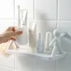 Förvaringshållare rack badrum självhäftande schampo rack dusch handduk förvaring rack kosmetik toalett arrangör hem dekoration kök diverse rack