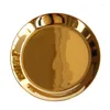 Teller Europäischer Luxus vergoldeter Keramikteller Geschirr Runde kleine Schale Desserttablett unten