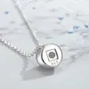 Pendentif Colliers Projection Collier 100 Langues Je T'aime Coréen Bijoux Pour Amant Petite Amie 2023 À La Mode Romantique Femmes