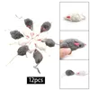 Chat Jouets 12 Pièces Souris Jouet Kitty Chew Doux Peluches Teaser Pour Chats Et Chaton Formation