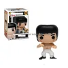 Action Toy Figures Funko Pop Bruce Lee 218 219 PVC Figur Collectible Model Toys Childrens Birthday Present Drop Del Dhy1o