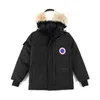 Parka da uomo in piumino d'oca 08 Expedption da donna e collo in pelliccia di lupo anni '08 lunghezza media inverno nuovo stile canadese ha superato i vestitixd2jxd2j