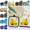 Ustensiles de cuisson Château Pad Cuisine Accessoires Musulman Islamique Eid Mubarak Four Mitaines Tapis Cuisson Anti-Gants