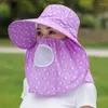 Wide Brim Hats Fashion Sun Hat Female Summer Cover Face All-match With Big Rim Anti-ultraviolet Cycling Riding Sunhat