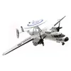 Aircraft Modle 172 Airplane Model United States E2C Hawkeye Airborne Early Warning Assembly DIY Military Toys 231118