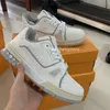 2023 Designer Treaker Treaker Trainer Buty Casual Buty Calfskin Abloh White zielony czerwony niebieski litera Platforma Platforma Low Treakers Rozmiar 36-45 L5