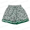Heren shorts 2022ss Casablanca Silk Shorts Men Women 1 1 Top Version Drawring Shorts Breeches T230419