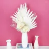 Decoratieve bloemen Pampas Gras Palmbladeren Natuurlijke gedroogde bloem Magnolia Ball Gypsophil Dream Star Bouquet Arrangement Wedding Decoratie