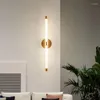 Wall Lamps Modern LED Lamp Home Indoor Sconce For Living Room Bedroom Iron Acrylic Tube Pipe Up Down Rome Decor Lighting