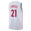 Joel 21 Embiid Navy Basketball Jersey Tyrese 0 Maxey Retro Allen 3 76er Iverson Men 2023-24 City Kids Youth Jerseys SixER