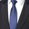 Noeuds papillon bleu marine foncé motif cravate hommes affaires robe 8 cm coréen fait à la main