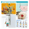 Keychains 160 Sublimation Blank Products Keychain Bulk Set With Heat Transfer Tassel Jump Rings
