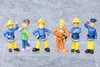 Anime Manga 12pcs/Set Fireman Sam Cartoon Anime Fire Fight Figure Model PVC Doll Toys Boy Girl Toy For Kids Birthday Xmas Cadeau