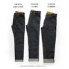 남성 청바지 발리 커 레드 토네이도 읽기 설명! RAW INDIGO SELVAGE UHASHED DENIM PANTS UNSANFOURIZED JEAN 165OZ 3 피팅을위한 선택 230419