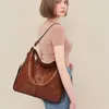 Abendtaschen Handtaschen Für Frauen Große Leder Hobo Damen Mode Tote Satchel Schulter Crossbody 2 stücke Geldbörsen Set Tropfen / Großhandel