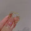 Ringas de banda Trendy Gold Color Aberto Anel Open para mulheres delicadas Jóias de Party Corea Corea Ring Jewelry 2023