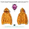 Top Artisanat Hommes Hoodies Apes Hoodie Designer Veste Shark Pull Tiger Full Zip Couleur Harajuku Sweat Mode Co-branding Camouflage Hoodys A1DI M79L