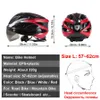 Casques de cyclisme NEWBOLER ultra-léger cyclisme casque de sécurité en plein air moto vélo feu arrière casque amovible lentille visière vtt route casque de vélo P230419