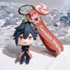 Cartoon Q -version Genshin Impact Yuanshen Keychain 12 Söt gudinna Keychain Cartoon Doll Ins Lovers Pendant